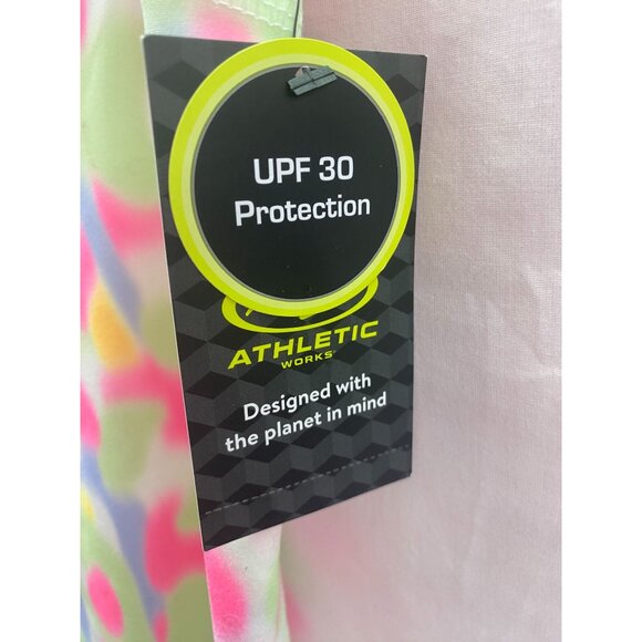 NWT Athletic Works Girls XXL (18) Camo Legging  Slash Pockets UPF 30 Protection - Picture 6 of 8